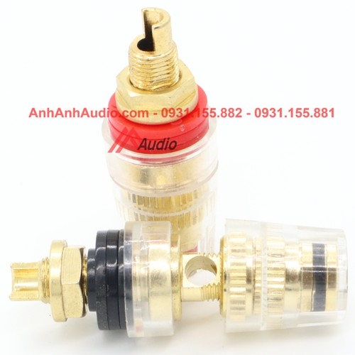 Jack loa , dạng cọc loa đồng nguyên chất OFC