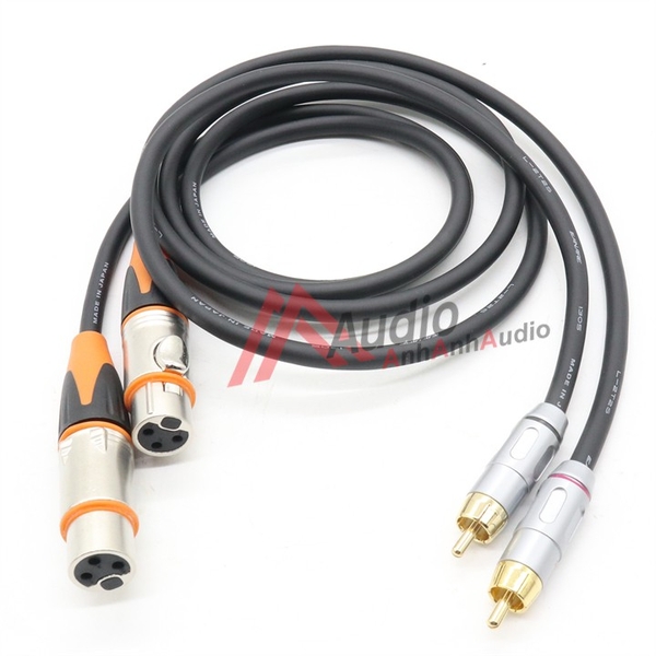 Dây Canon Cái ra AV , 02 sợi dài 1 mét