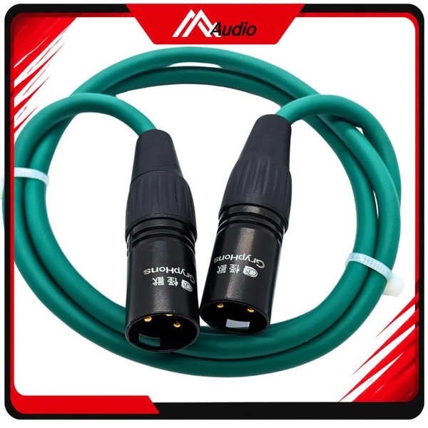Dây Canon Đực Ra Canon Đực (2x XLR Male)
