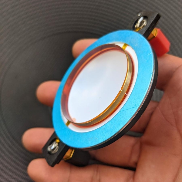 Coil treble 450 dây nhôm dẹp cọc lục giác cuộn dây 44.4mm khoảng cách giữa tâm 2 cọc loa là 78mm
