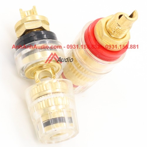 Jack loa , dạng cọc loa đồng nguyên chất OFC