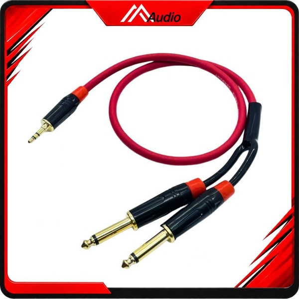 Dây Chia 3.5 Ly Ra 2 Đầu 6 Ly Mono Thẳng