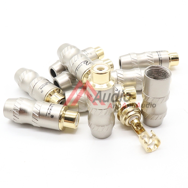 Jack AV Cái Hàn Dây Gold Snake - Jack Kết Nối Âm Thanh Cao Cấp