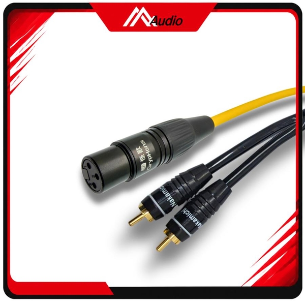 Dây Canon Cái Ra 2 Đầu AV (RCA) Hoa seᵰ