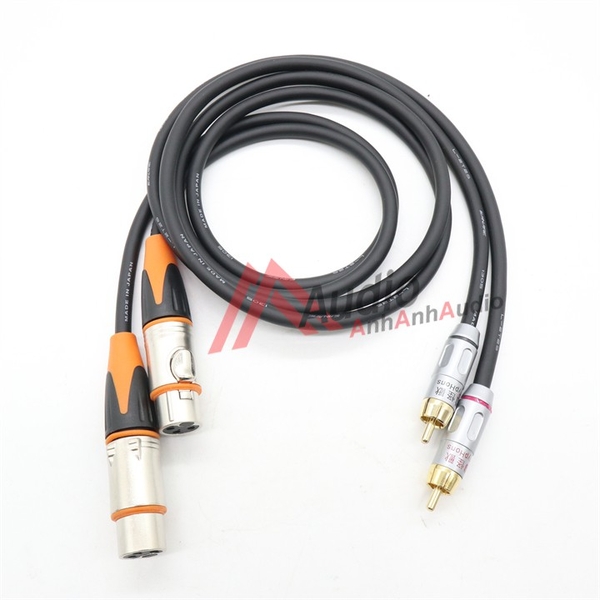 Dây Canon Cái ra AV , 02 sợi dài 1 mét