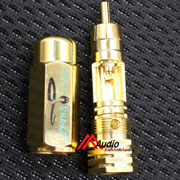 Jack AV GoldSnake 2404 Đồng Nguyên Chất - Chất Lượng Cao, Giá 01 Cái