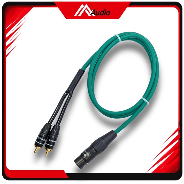 Dây Canon Cái Ra 2 Đầu AV (RCA) Hoa seᵰ