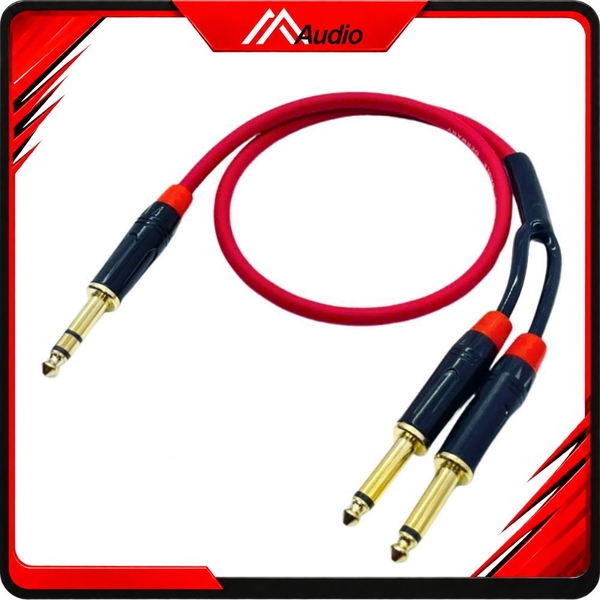 Dây 6 Ly Stereo Ra 2 Đầu 6 Ly Mono Thẳng