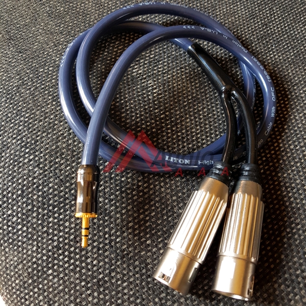 Cáp 3.5 ra 2 đầu Canon Liton