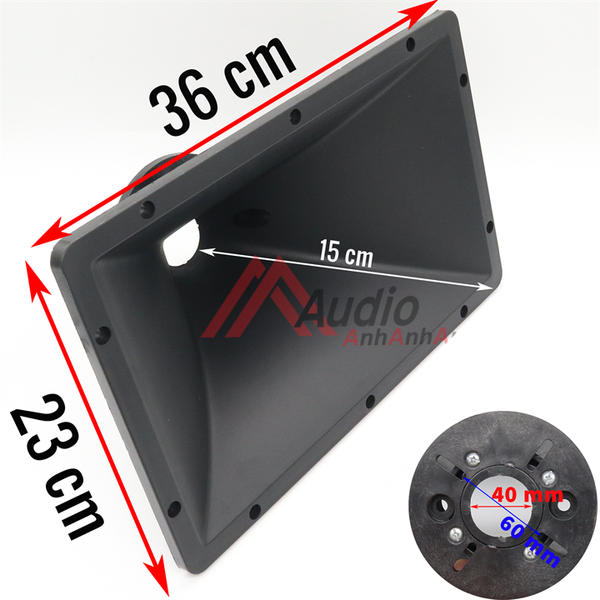 Họng Treble 850 750 kích thước 23 x 36