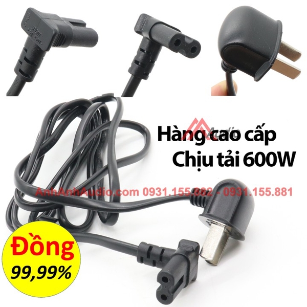 Dây nguồn số 8 dạng Cong , hàng siêu cao cấp