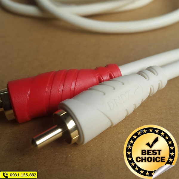 Dây 3.5 ly ra 2 AV Bông Sen dài 3 Mét