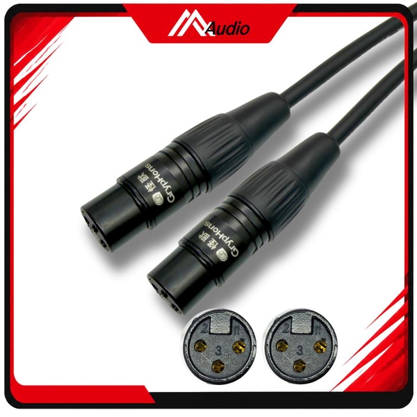 Dây Canon Cái Ra Canon Cái (2x XLR Female)