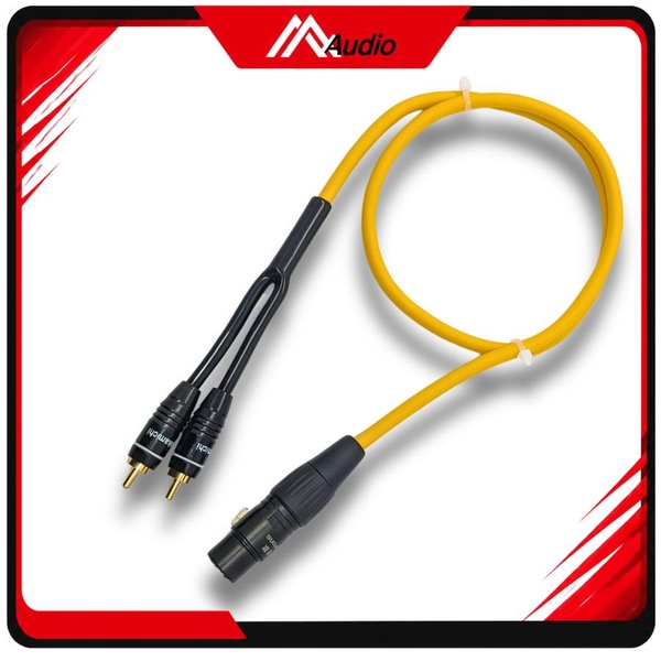 Dây Canon Cái Ra 2 Đầu AV (RCA) Hoa seᵰ