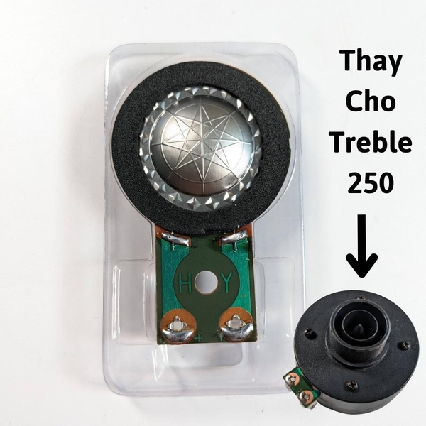 COIL LOA TREBLE 250 – THAY THẾ CHO LOA KÉO | KÍCH THƯỚC 25.4MM | MÀNG TITANIUM | TRỞ KHÁNG 6.5Ω