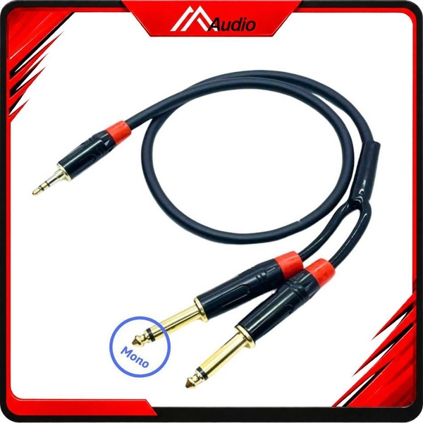 Dây Chia 3.5 Ly Ra 2 Đầu 6 Ly Mono Thẳng