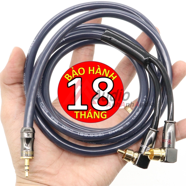 Cáp 3.5 ra 2 đầu AV Liton , Giá 01 sợi