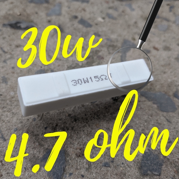 Trở Sứ 30W Chân Dẹp Đài Loan