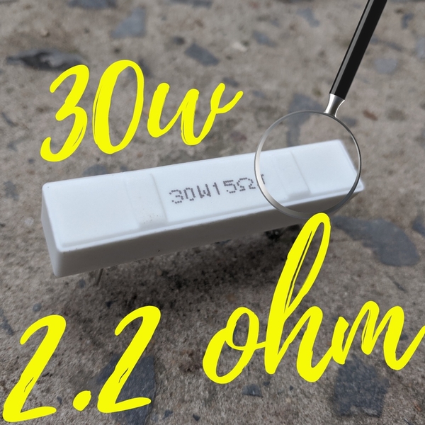 Trở Sứ 30W Chân Dẹp Đài Loan