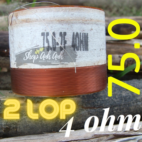 Coil 4 ôm 64 75.5 75.0 các loại 2 lớp 4 lớp