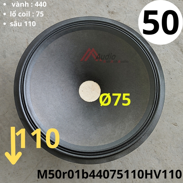 Màng loa bass 50 M008