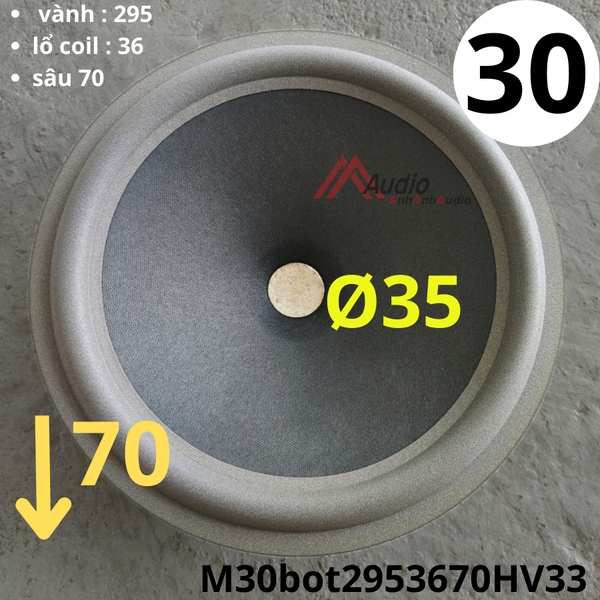 Màng loa bass 30 MH001HV