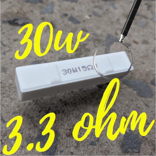 Trở Sứ 30W Chân Dẹp Đài Loan