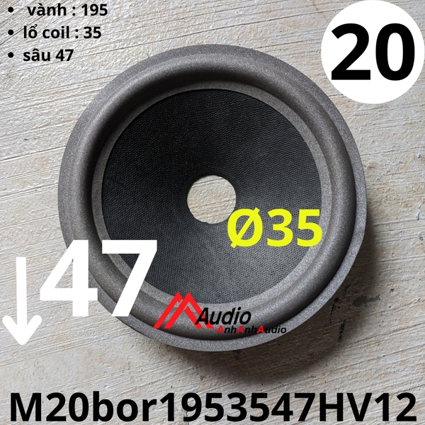 Màng loa bass 20 MN006HV