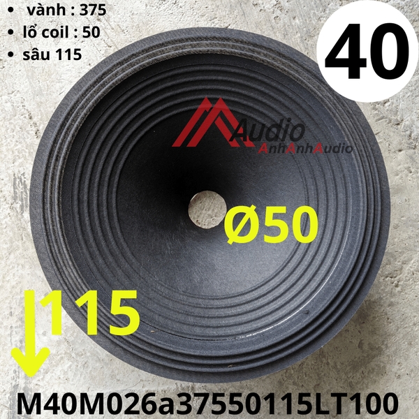 Mang Bass 40 LT Lổ 50 sâu 115 M40M026a37550115LT100 ( M024LT )