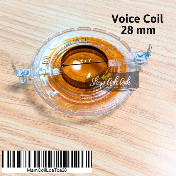 Mâm Coil Loa Nén 28mm