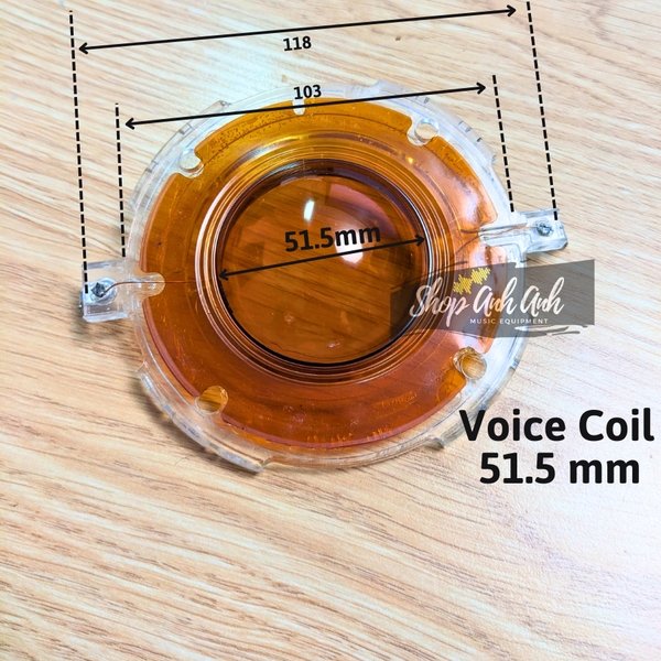 Mâm coil loa nén 51.5 mm