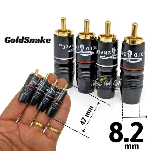 Jack AV Nakamichi Đuôi 8.2 mm – Chất Lượng Kết Nối Âm Thanh Cao Cấp