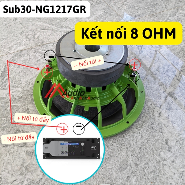 Loa sub 30 NG1217GR Coil 75.5 Từ 160*40 , Giá 01 chiếc
