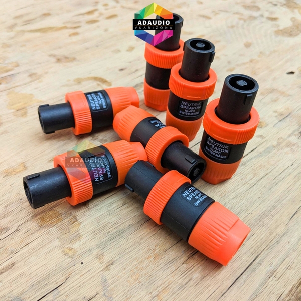 Giắc loa Speakon 4 pin có vòng nhựa khóa xoay giá 1 cái