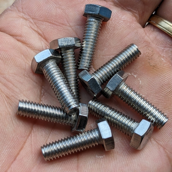 Ốc Loa Inox 6 Ly Dài 2 Cm - Lắp Cho Loa Treble, Bánh Xe Tủ Máy Và Các Ứng Dụng Khác