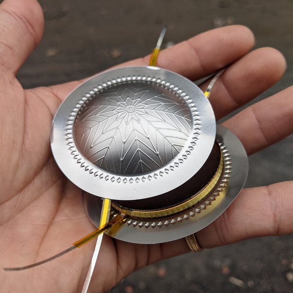 Lá 44 Nhôm Dẹp Gân Lá Cây Trắng