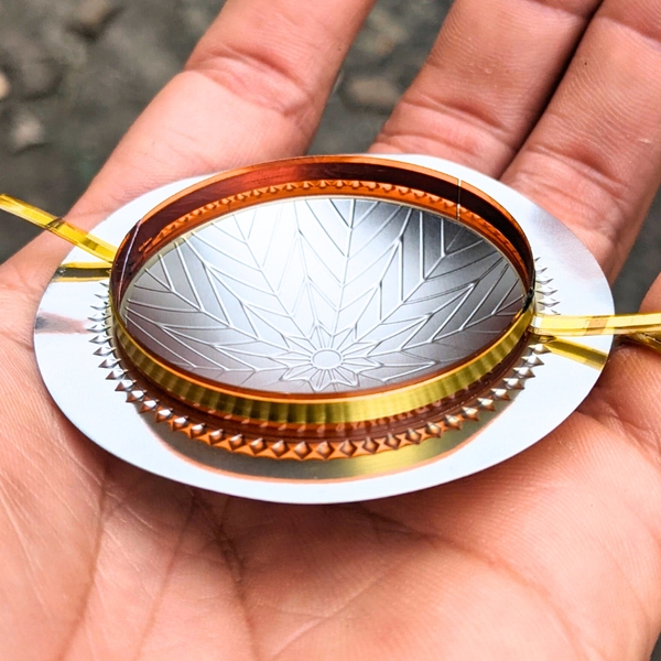 Lá 44 Nhôm Dẹp Gân Lá Cây Trắng