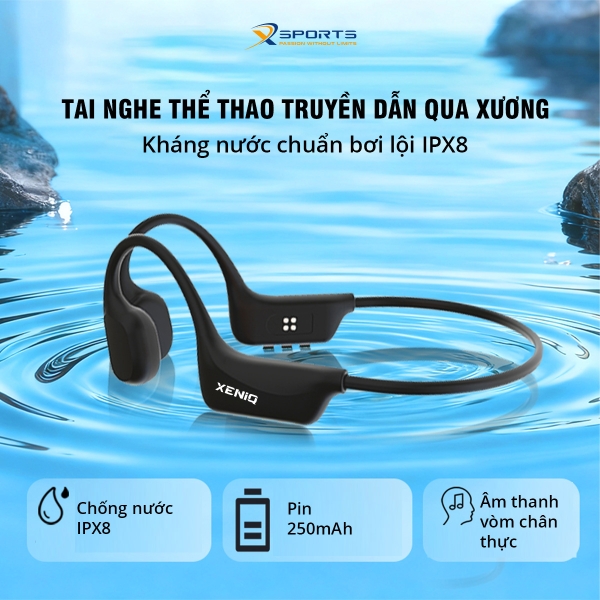TAI NGHE THỂ THAO X10 PRO- BƠI LỘI, ĐẠP XE, CHẠY BỘ, TẬP GYM.