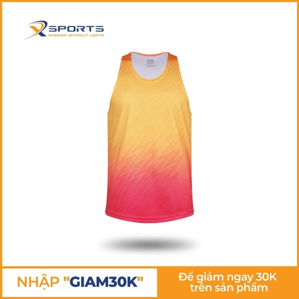 ÁO BA LỖ CHẠY BỘ RUN FASTER MỎNG, THOÁNG KHÍ NHANH KHÔ - MS259