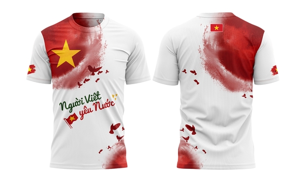 Áo chạy bộ nam nữ Người Việt yêu nước MS253
