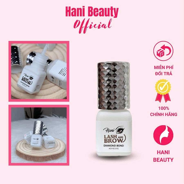 Hình ảnh keo nối mi trong suốt Diamond Bond chính hãng, nhập khẩu Hàn Quốc.