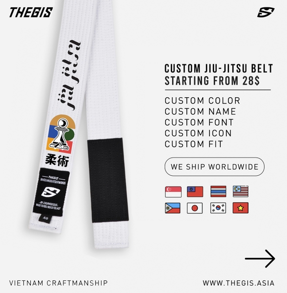 Đai custom - Thêu theo yêu cầu.