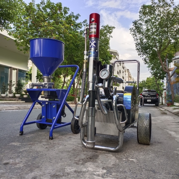 Combo Máy Phun Bột Đặc Thủy Lực Guchen 970 Tặng Kèm Máy Nghiền Bột Minh Phát – ảnh 10