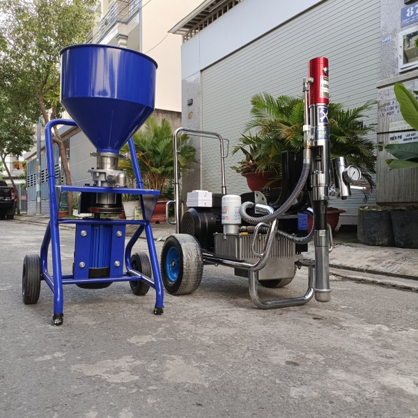Combo Máy Phun Bột Đặc Thủy Lực Guchen 970 Tặng Kèm Máy Nghiền Bột Minh Phát – ảnh 8