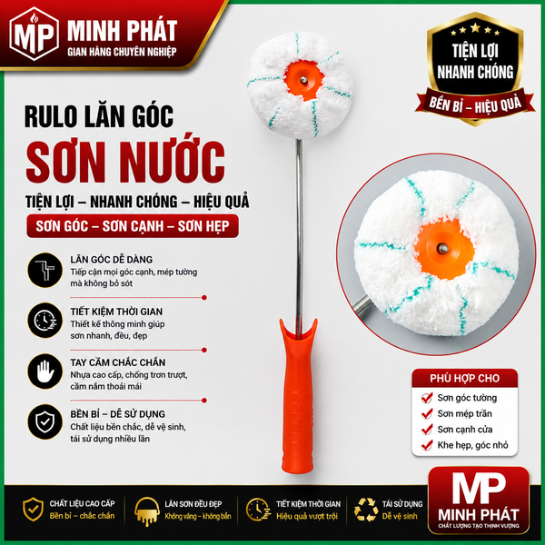 rulo lăn góc sơn nước Minh Phát
