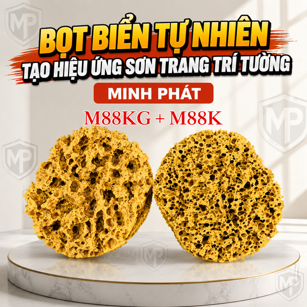 Bọt Biển Tự Nhiên Tạo Hiệu Ứng Sơn Trang Trí Tường M88KG M88K Minh Phát