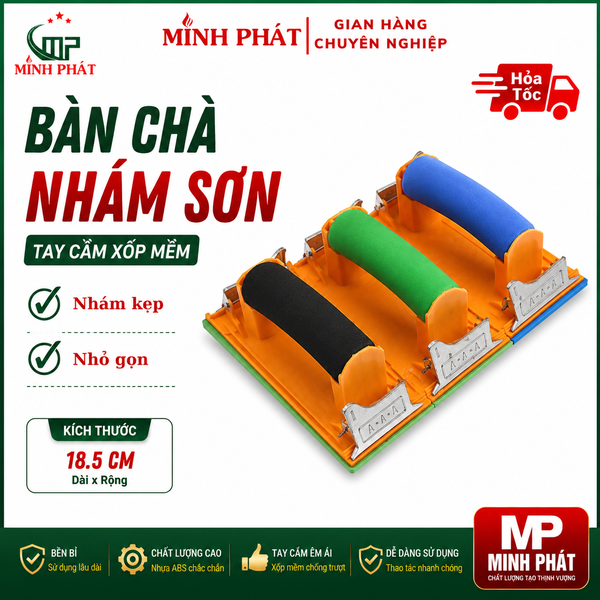 bàn chà nhám kẹp cao cấp Minh Phát