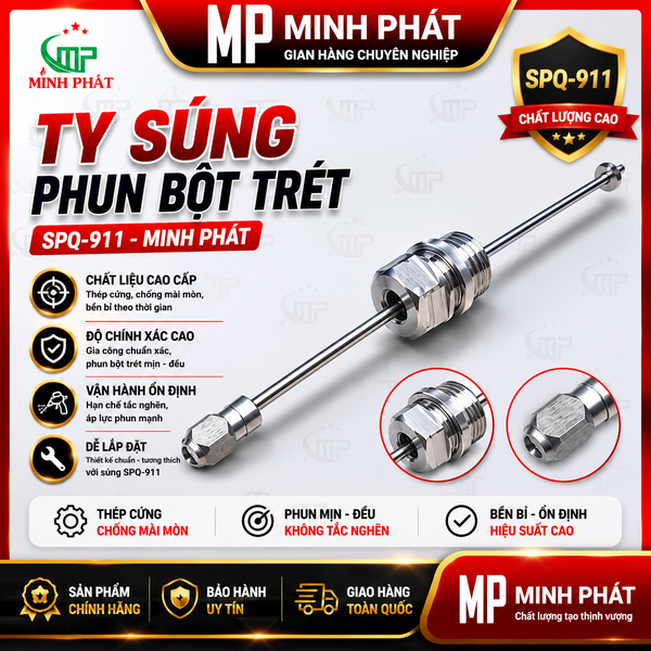 Ty Súng Phun Bột Trét SPQ-911 Minh Phát