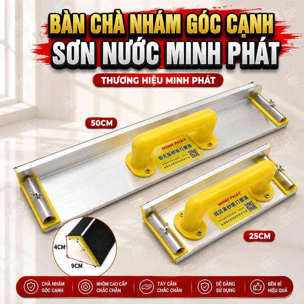 Bàn Chà Nhám Góc Cạnh Sơn Nước 25cm 50cm Minh Phát