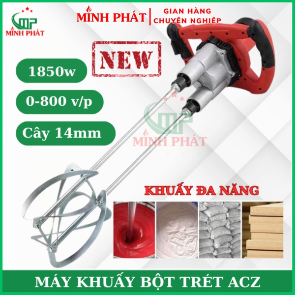 Giàn Nâng Máy Khuấy Sơn Tự Động Đa Năng 2 Cần ACZ Minh Phát